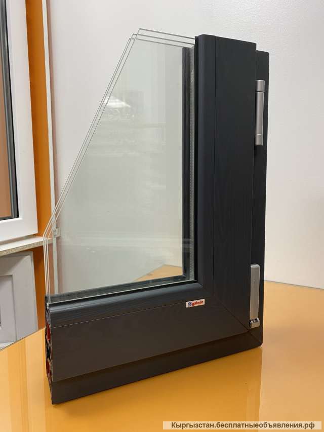 Окна Антрацит Фото